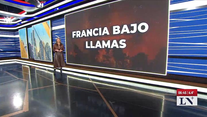 Francia bajo llamas