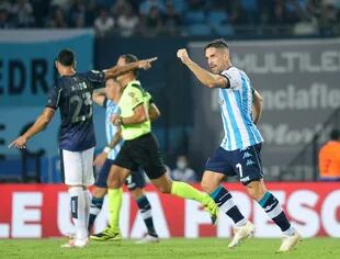 Gabriel Hauche quedó marcado a fuego en los clásicos frente a Independiente; a Racing volvió con juego, goles y un liderazgo de bajo perfil