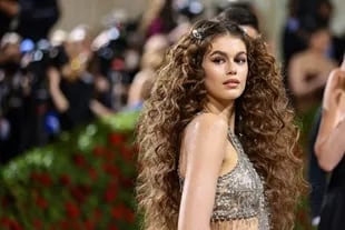 Kaia Gerber, daughter of Cindy Crawford, made an impact in her own right at the 2022 MET Gala with a design by Alexander McQueen