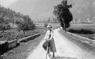 Anne, pionera de los viajes en bicicleta.