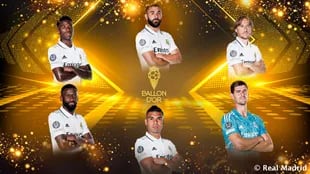 Los seis futbolistas nominados de Real Madrid a conseguir el Balón de Oro 2022