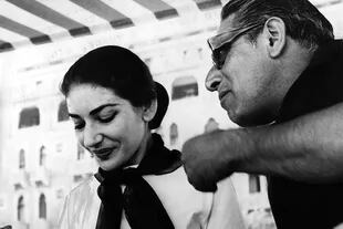María Callas y Aristóteles Onassis, en 1959