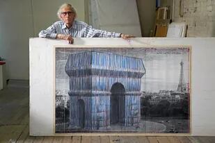 El Arco del Triunfo, envuelto: el sueño de una pareja de artistas que no llegó a verlo