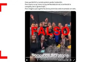 Es falso el video en el que seguidores de Patricia Bullrich cantan “somos los pitukitos de Recoleta”: el audio está manipulado