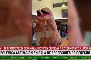 El desconcierto de Plager por la aparición de “dinosaurios militantes” en la UBA