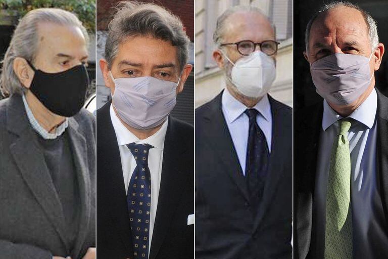 Los jueces Juan Carlos Maqueda, Horacio Rosatti, Carlos Rosenkrantz y Ricardo Lorenzetti