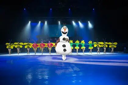 Olaf no podía faltar a la cita si se habla y se baila al ritmo de Frozen