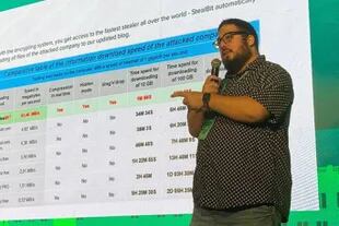 Marc Rivero, especialista en ciberseguridad, en la Cumbre de Ciberseguridad organizada por Kaspersky en Punta Cana