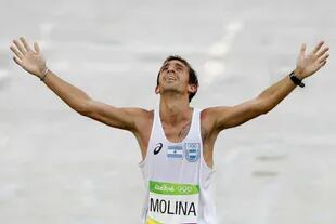 Un día de gloria para Molina; el día que concluyó el maratón olímpico de Río