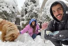 Las tiernas postales de Facu Campazzo disfrutando en familia de la nieve