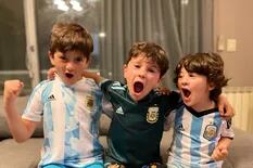 Los hijos de Messi se cruzaron con un artista argentino en el estadio y le pidieron una foto que se viralizó