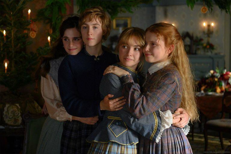 Emma Watson, Saoirse Ronan, Florence Pugh y Eliza Scanlen como las hermanas March en la versión de Greta Gerwig