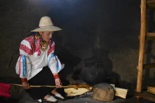 Cuy asado en Angochagua, Ecuador.