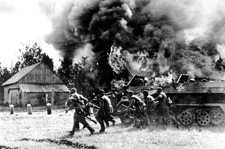 Nazi Operation Barbarossa in Kiev, Ukraine