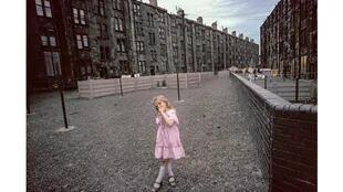 Una imagen tomada en Glasgow en 1980 que integra la muestra en Buenos Aires