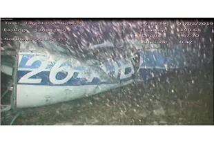 Imagen del avión encontrado en el Canal de la Mancha