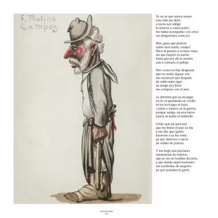 Obra del pintor Florencio Molina Campos acompañando el poema en la reedición del texto de Moina Campos Ediciones