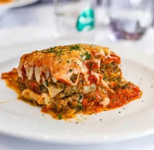 The Figata lasagna, a must.