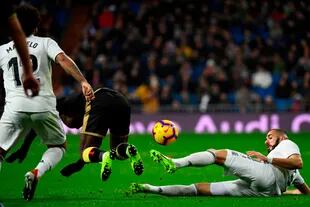 Karim Benzemá: un gol y una lesión