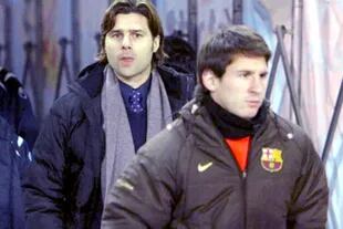 Pochettino como DT de Espanyol y Messi como rival; Newells es el hilo conductor entre ambos