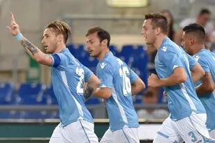 El volante argentino marcó en el debut de Lazio en la Serie A