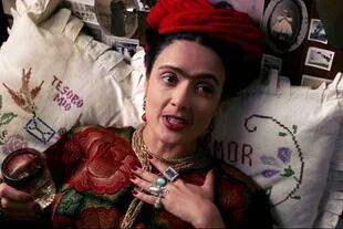 Salma Hayek como Frida en la biopic homónima