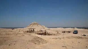 El hallazgo se produjo en Abusir, un sitio declarado como Patrimonio de la Humanidad por la Unesco.