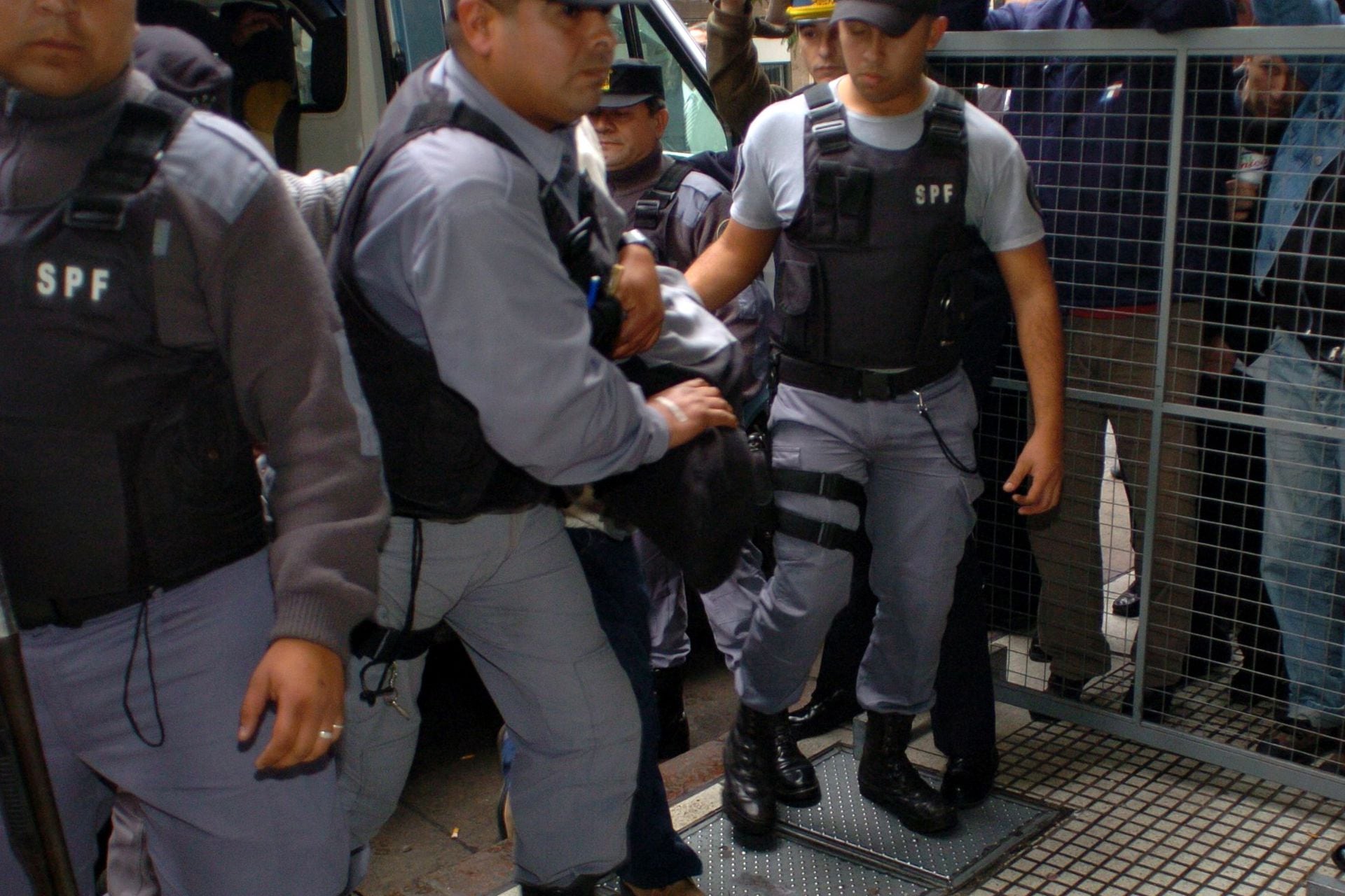 Martín Ríos, el tirador serial que asesinó a Alfredo Marcenac, durante un traslado llevado a cabo por el Servicio Penitenciario Federal