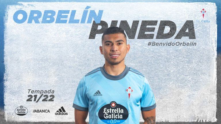 07-01-2022 Orbelín PIneda, nuevo jugador del RC Celta. DEPORTES RC CELTA