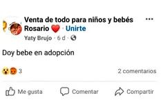Rosario: piden juzgar a un hombre por intentar vender por Facebook a su hija de 2 meses