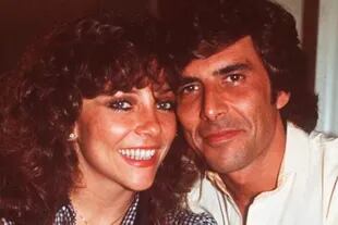 Verónica Castro y Jorge Martínez en tiempos de la novela Verónica, el rostro del amor