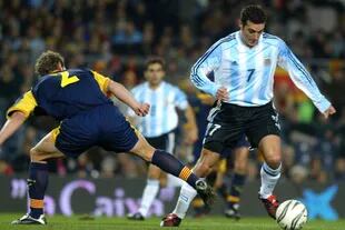 Seis partidos jugó Scaloni en la selección mayor, y apenas uno por las eliminatorias: sí, el 26 de marzo de 2005, en La Paz, la última vez que la Argentina volvió del Altiplano con un éxito 