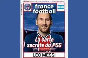 Messi al PSG. La foto trucada de France Football calentó el duelo con Barcelona