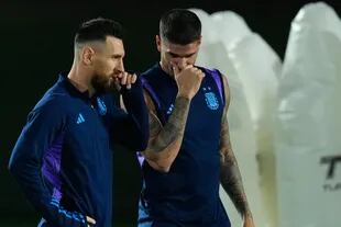 Lionel Messi y Rodrigo De Paul en Doha: el Mundial forjó una amistad única 