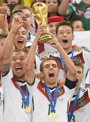 Philipp Lahm, capitán del seleccionado alemán que ganó la Copa del Mundo en Brasil 2014 ante la Argentina
