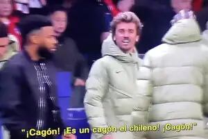 El exabrupto de Griezmann con De Paul tras el penal que falló Alexis Sánchez en Atlético de Madrid vs. Inter