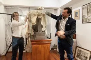 La enigmática historia de “La Ascensión”, una escultura recuperada un siglo después en el Palacio Barolo