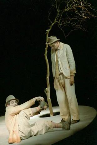 Patricio Contreras y Pompeyo Audivert en la versión que dirigió Leonor Manso en 1996 cuando, esa vez sí, el elenco estuvo integrado por hombres y mujeres