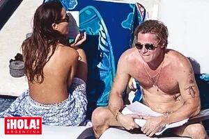 La foto de Brad Pitt con su nueva novia, Inés de Ramón, durante su escapada a Cabo San Lucas