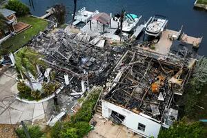 Las imágenes de la destrucción en Florida tras el paso del huracán Idalia