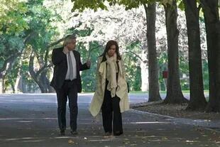 Alberto Fernández y Cristina Kirchner, en un encuentro en Olivos 