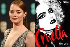 Disney reveló la primera imagen de Emma Stone como Cruella de Vil