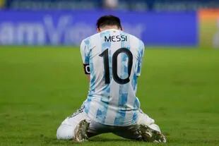 La emoción de Lionel Messi cuando la Argentina se consagró como campeona de la Copa América 2021