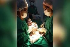 Una mujer dio a luz a un “bebé gigante” de 7,3 kilos