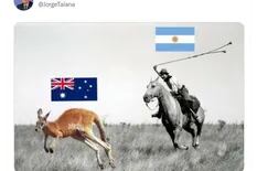 El desubicado tuit del ministro de Defensa tras la victoria de Argentina sobre Australia