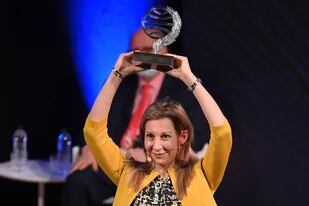 Eva García Sáenz de Urturi, ganadora del Premio Planeta por su novela "Aquitania"