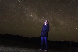 Este panorama de las estrellas es el que Katie no podía ver durante sus años de crianza en Los Ángeles.