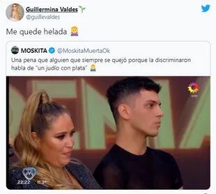 Guillermina Valdés opinó a través de su cuenta de Twitter