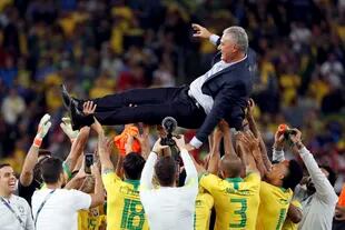 Uno de los momentos más felices de Tite como entrenador de Brasil: su consagración en la Copa América de 2019