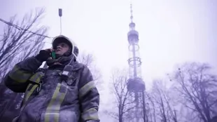 Yevhenii Skaum, un camarógrafo ucraniano, murió en el ataque ruso con misiles a la torre de televisión de Kiev el pasado 1 de marzo